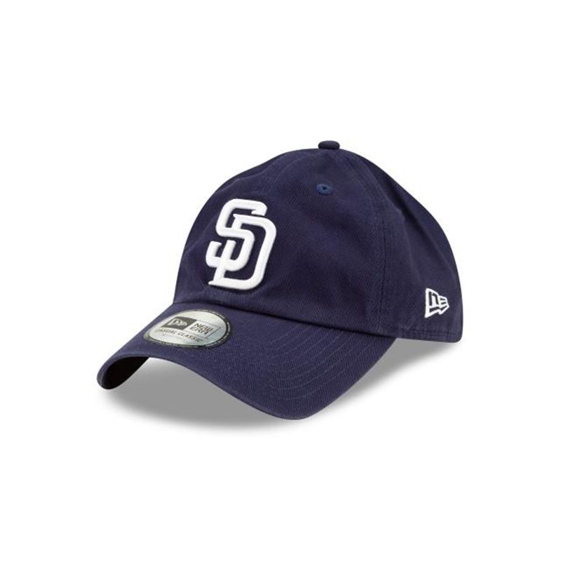 MLB San Diego Padres Casual Classic Adjustable (EXX9209) - Blue New Era Caps